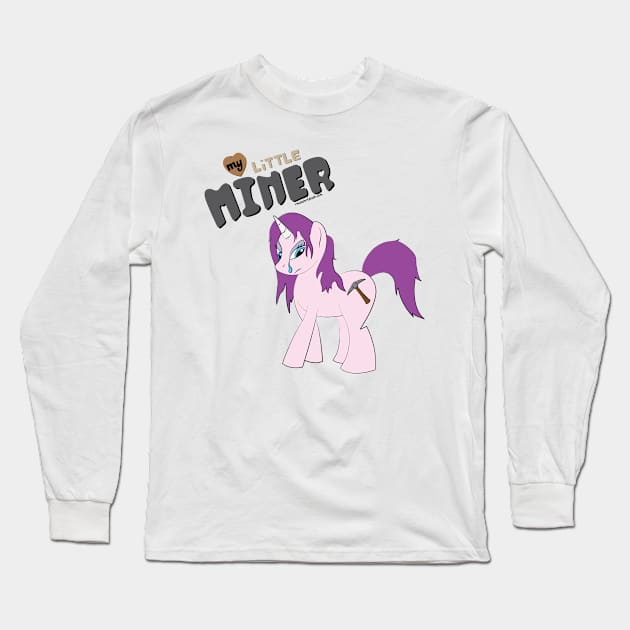 My Little Miner Long Sleeve T-Shirt by Xarplo